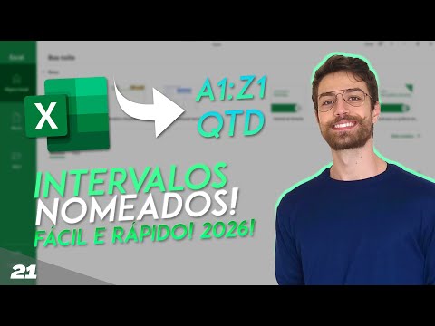COMO NOMEAR INTERVALOS NO EXCEL! FÁCIL E RÁPIDO! 2026! | Aula 21