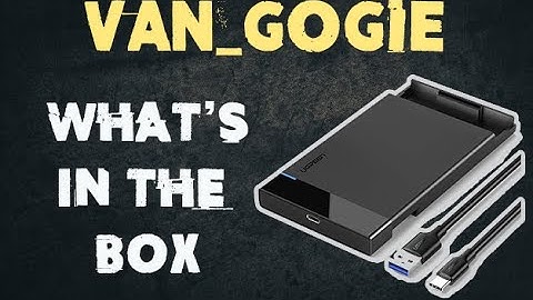 UGREEN 2.5 Hard Drive ENCLOSURE (unboxing)