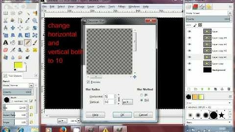 How to create a glow effect in gimp