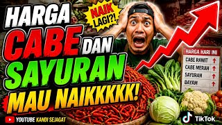 HARGA CABE DAN SAYURAM MAU NAIK #PASAR INDUK CIBITUNG#30 JUNI#3026