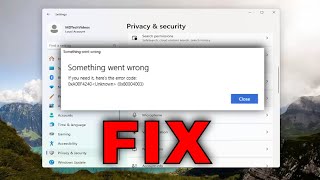 Celebrity Fix Camera App Error 0xa00f4240 Unknown in Windows 11/10 [Solution] Profile