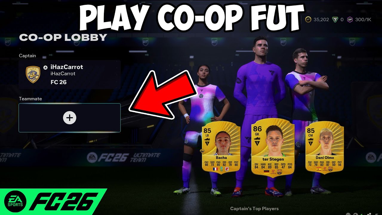 Как играть в кооперативном режиме в FC 26 Ultimate Team