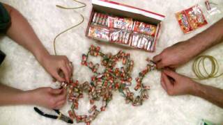 144 Zipper Fireworks Fused Together