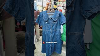 Affordable denim dresses 👗#lucknow #shopping