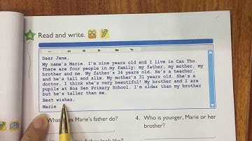 Tiếng Anh lớp 4 Unit 14 lesson 3