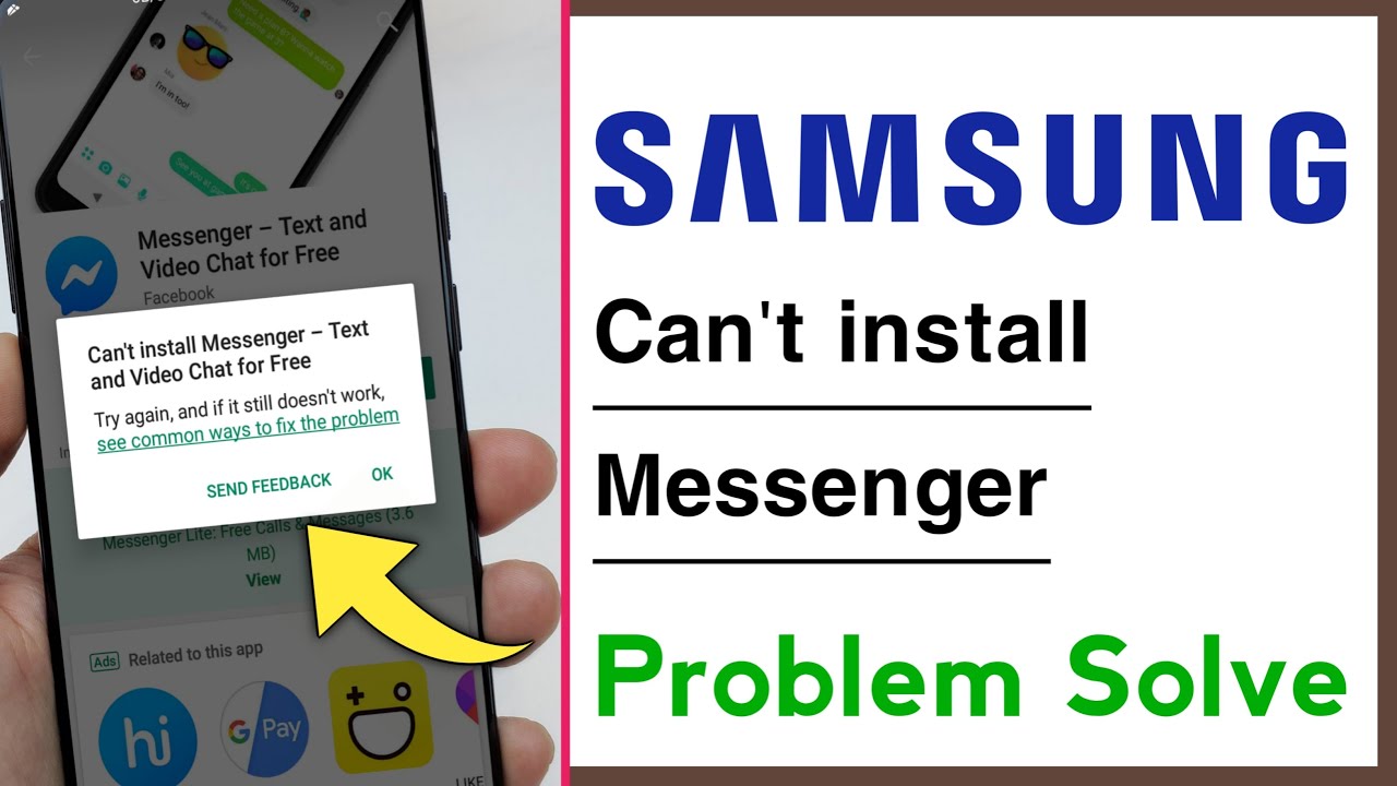 Can T Install Messenger On Iphone