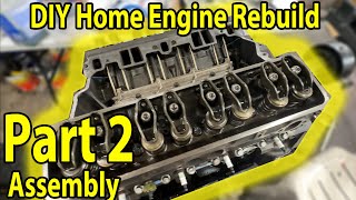 Small Block Chevy DIY Home engine rebuild part 2 assembly