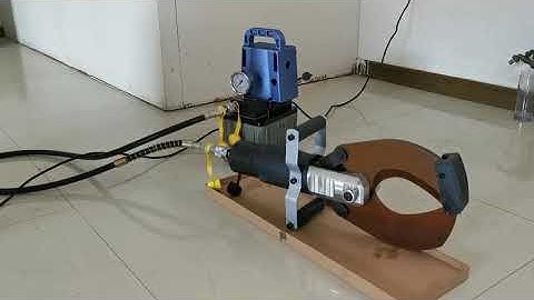 Cắt cáp, bơm thuỷ lực, đầu cắt cáp