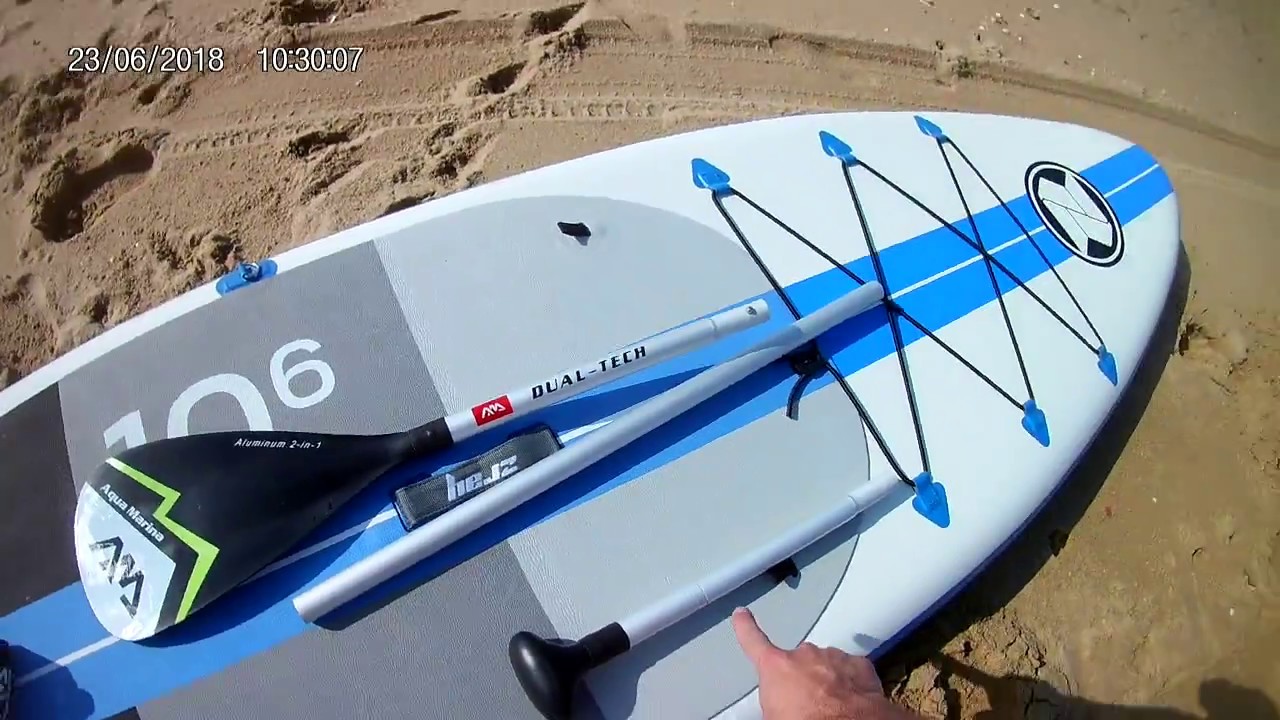 Inflado y montaje sin cortes de una tabla de Paddle Surf SUP