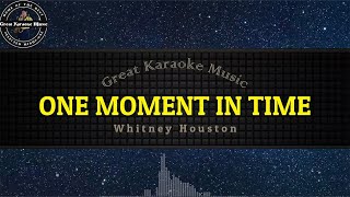 One Moment in Time (KARAOKE) Whitney Houston (for men & women) chords