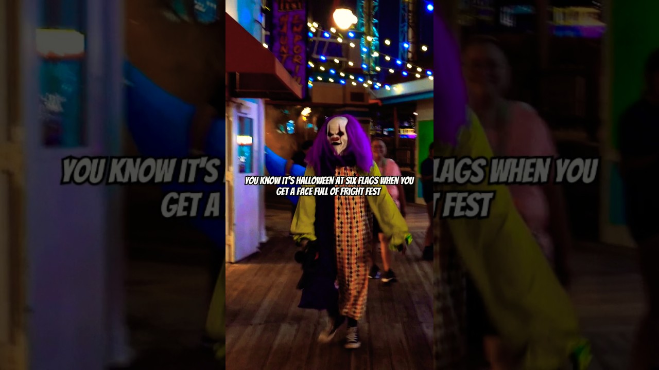 These Clowns are Funny? #themepark #amusementpark #sixflags