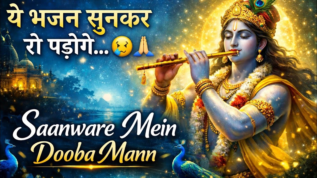 Saanware Mein Dooba Mann | Krishna Bhakti Song 2026 | Radhe Shyam Meditation | Hare Krishna Trance