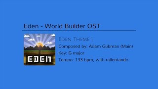 [Eden - World Builder soundtrack] Theme 1 'Wonder'
