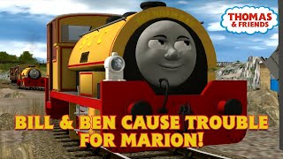 Bill And Ben Cause Trouble For Marion Usuk Trainz Remake Clip No Steam Without Coal
