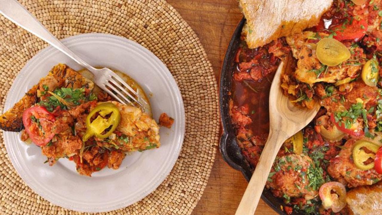 Spanish Chicken Thighs with Rosemary and Lemon YouTube