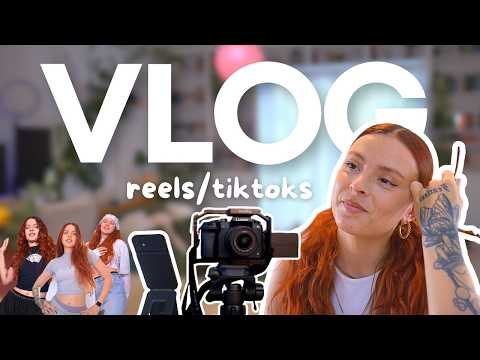 How I film Reels/Tiktoks I WIML as a Dancer & Content Creator 📸​ (full process bts & balancing life)