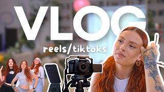 How I film Reels/Tiktoks I WIML as a Dancer & Content Creator 📸​ (full process bts & balancing life)