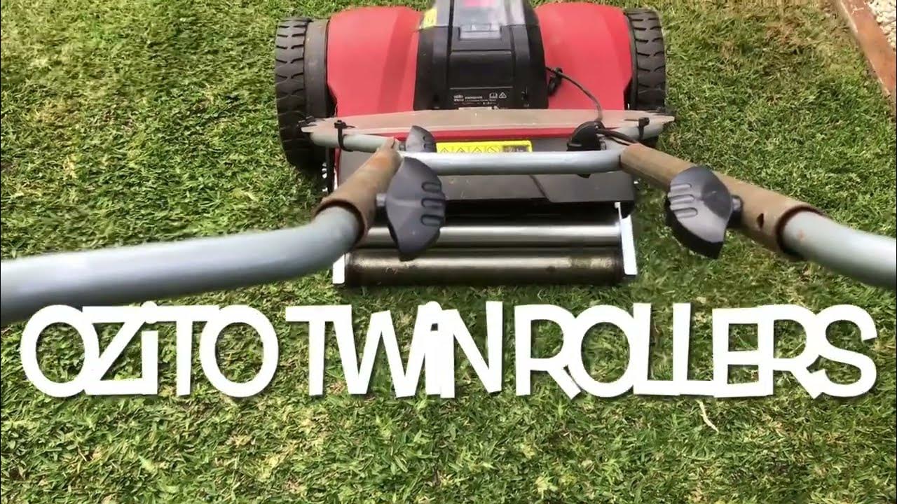 Ozito Cylinder Mower Twin Rollers YouTube