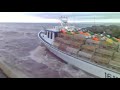 boat smashes wharf setting day  tignish pei canada april 30 2018