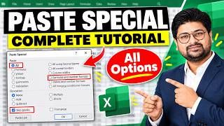 Paste Special in Excel Complete Tutorial | Excel Tutorial Paste Special | Microsoft Excel