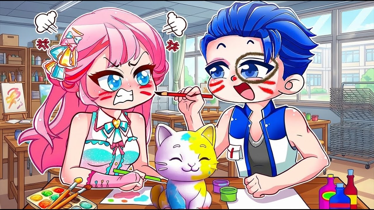 WHO IS THE REAL ARTIST? ¿Quién es el número uno, Anna o Alex? | Rainbow Z Gacha Historias