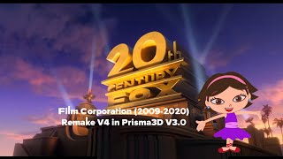20Th Century Fox Film Corporation 2009-2020 Remake V4 In Prisma3D V3.0 Last Day Of January