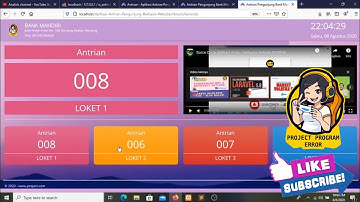 Sorce Code Aplikasi Sistem Antrian Pengunjung - berbasis website REVIEW