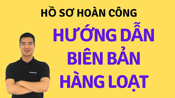 Hướng dẫn nghiệm thu sau bảo hành và biên bản