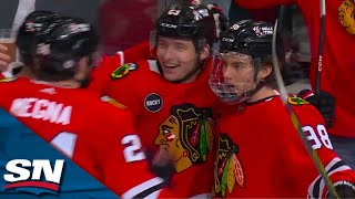 Blackhawks Bedard Sets Up Kurashev s Tap-In To Notch Assist In Return From Injury