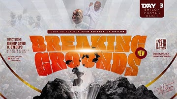 SHILOH 2025: BREAKING NEW GROUNDS | PRAYER HOUR| DAY 3 | 11,DEC. 2025 |FAITH TABERNACLE, OTA