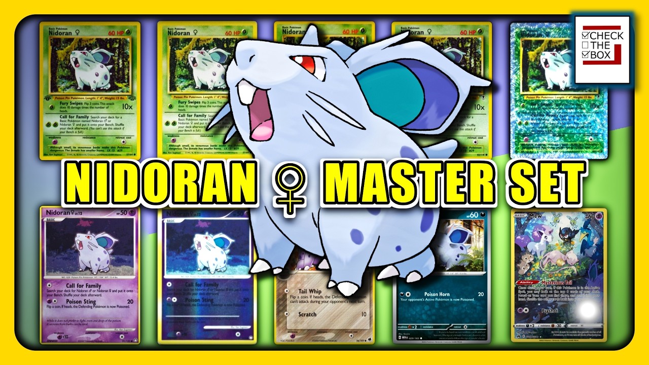 rare nidoran pokemon card Pokemon Nidoran, Nidorina and Nidoqueen Card Lot - 16 Cards