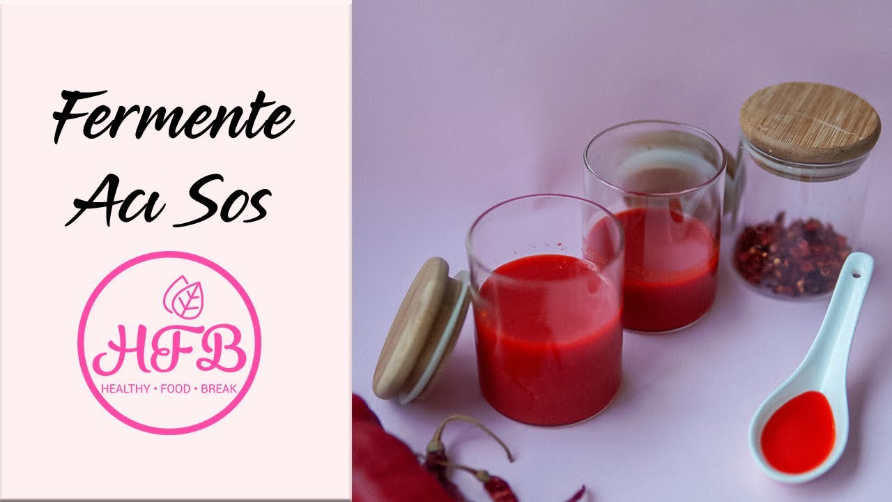 Fermente Acı Sos - Sriracha l HealthyFoodBreak