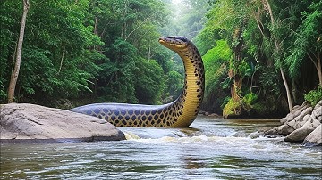 Part 37 - A Girl Alone Surviving In The Forest | Giant Green Python on a Deserted Island