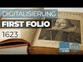 First Folio 1623 - Die USB Köln digitalisiert Shakespeares berühmte Erstausgabe