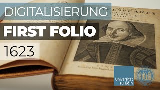 First Folio 1623 - Die USB Köln digitalisiert Shakespeares berühmte Erstausgabe