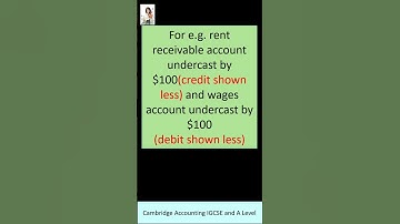 Errors that do not affect the Trial Balance Part 2 - IGCSE Accounting Revision Shot 💉