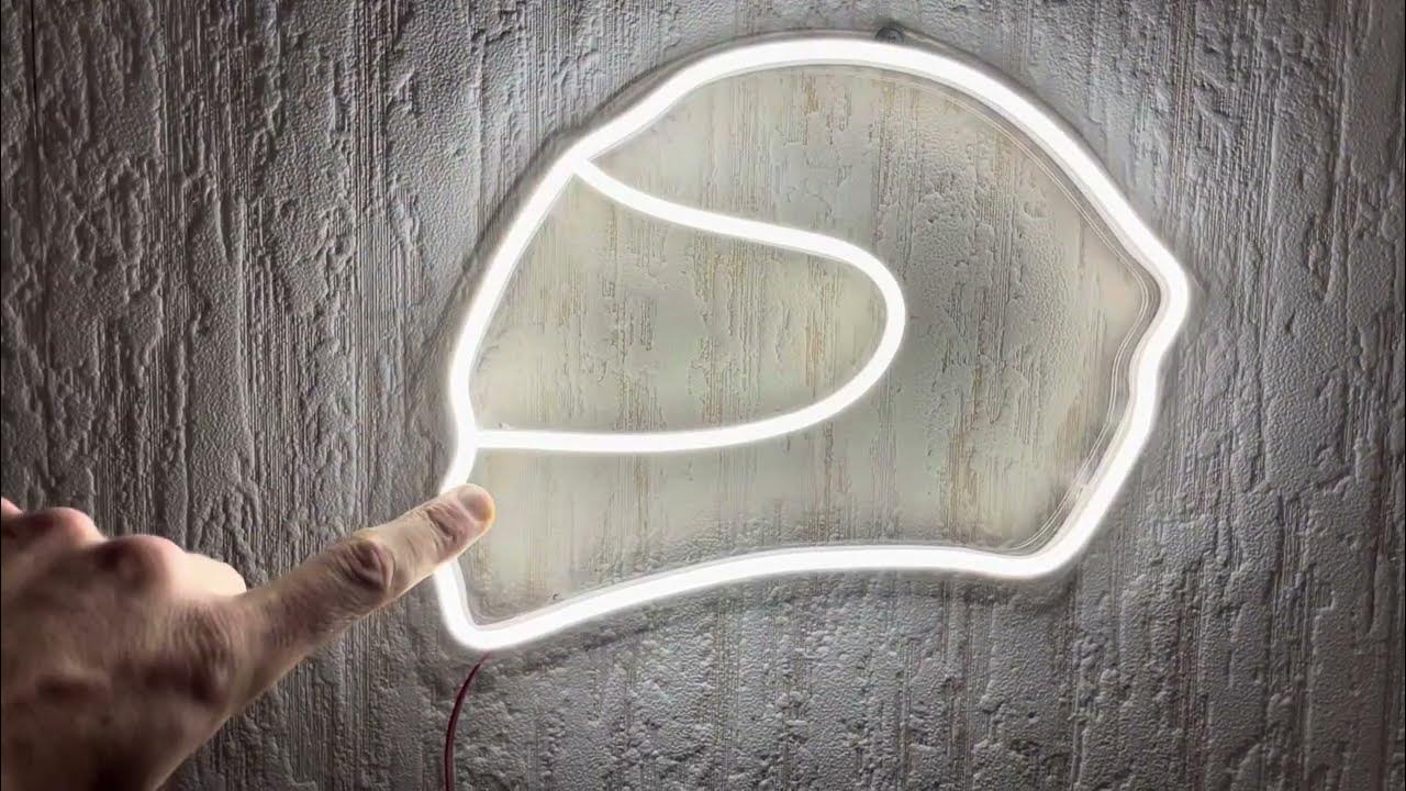 Вывеска из неона , практикуюсь - YouTube