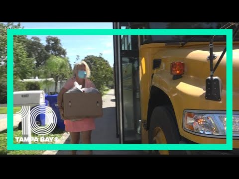 Pinellas volunteers deliver food to hungry students during the pandemic