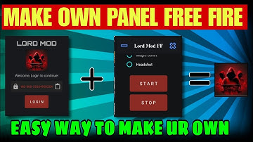 HOW TO MAKE PANEL FREE FIRE SKETCHWARE PRO
