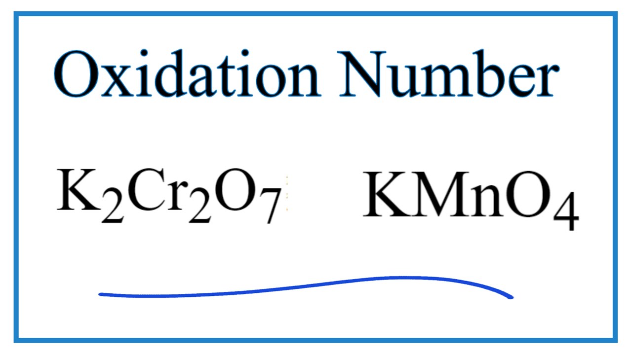 assign oxidation number to each element in kmno4