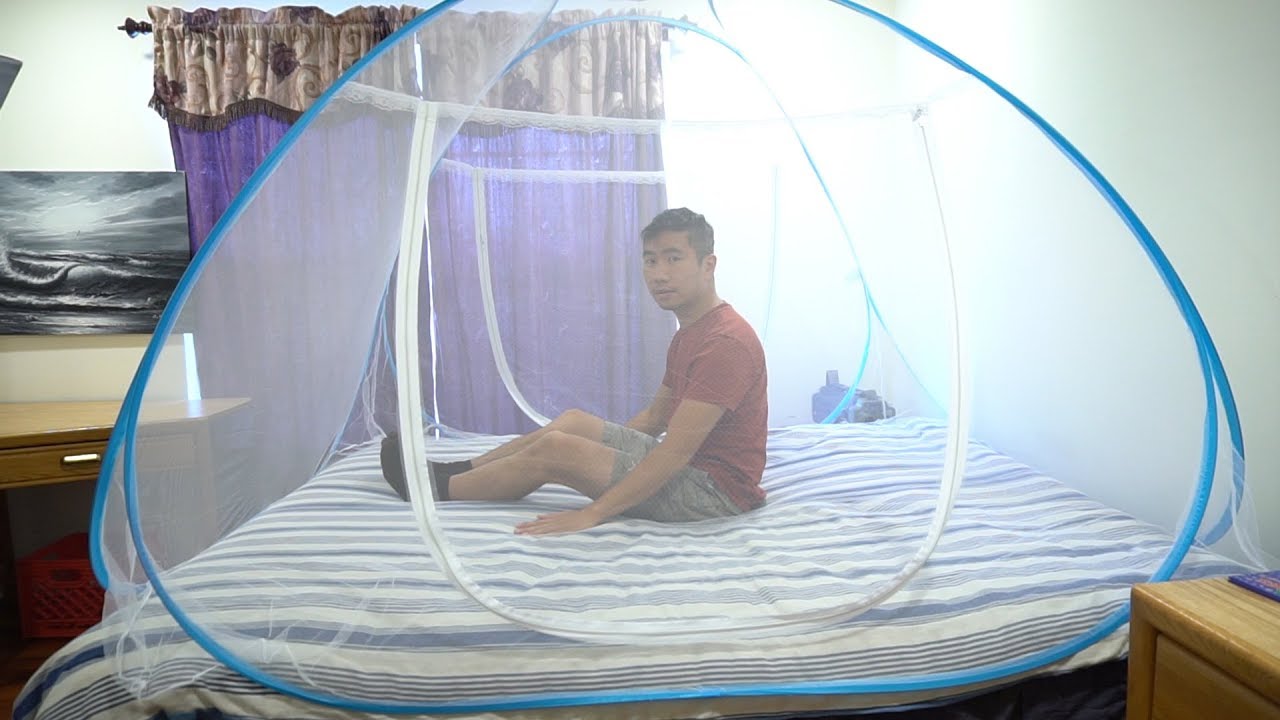Popup Mosquito Net Tent For Beds Review, Pop Up Mosquito Net For King Size Bed