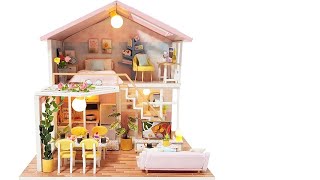 M2001 DIY Dollhouse Kit Miniature DIY Guide Video