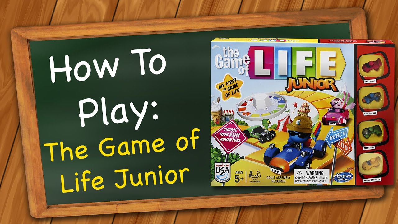 the Game of Life Junior Board Game, Game for Kids Ages 5 and up