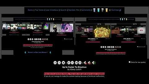 Up to Faster to Crying and Dinotrux