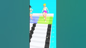 Down Stair Race Dance Challenge Girl Vs Girl Hard Level Complete ‼️#Epic Twist! Gameplay✨#gaming ||