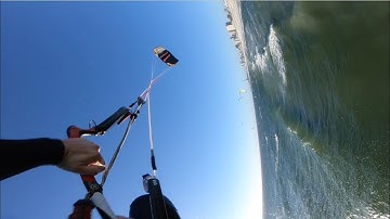 Extreme kitesurfing in Cape Town.. Double front megaloop!