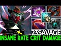 23SAVAGE [Phantom Assassin] Insane Rate Crit Epic 1v5 Outplayed Dota 2