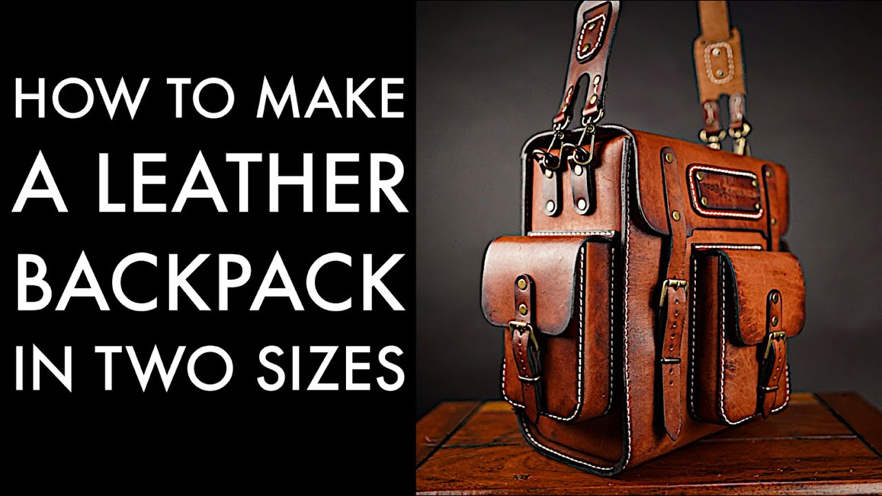 Vintage Leather Backpack - Pattern Download and DIY Tutorial