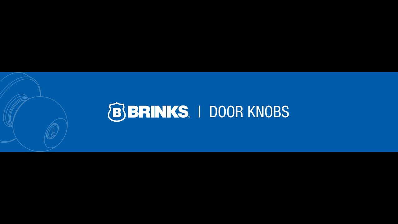 Brinks Door Hardware Knob Installation YouTube