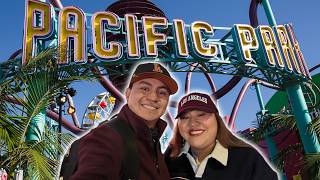 PACIFIC PARK EN LOS ANGELES ESTÁ INCREIBLE🤯🎡⛵🏖️